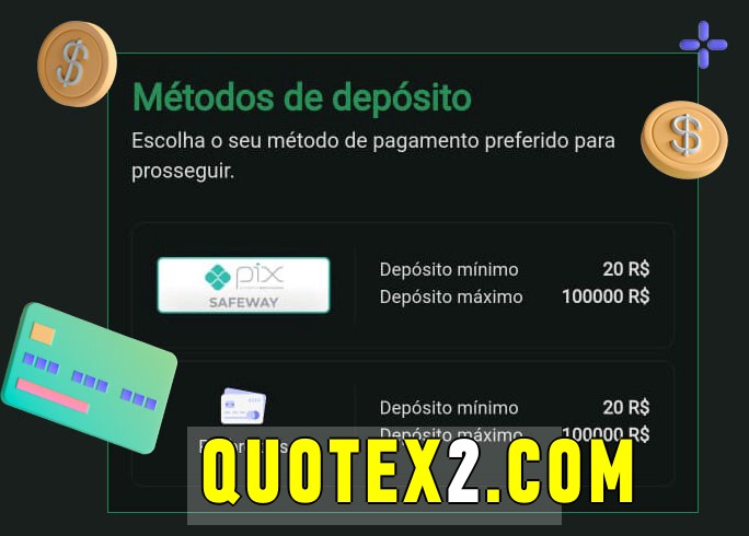 O cassino quotex bet oferece uma grande variedade de métodos de pagamento